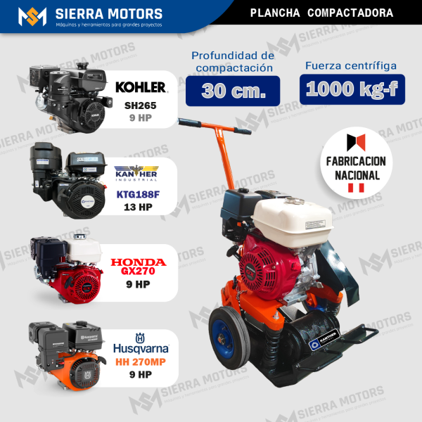 PLANCHA COMPACTADORA NACIONAL KANTHER