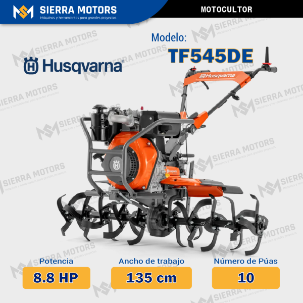 MOTOCULTOR HUSQVARNA TF545DE