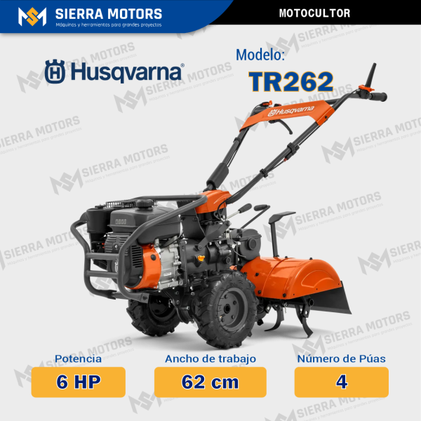 MOTOCULTOR HUSQVARNA TR262