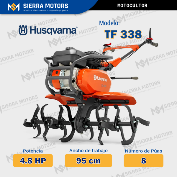 MOTOCULTOR HUSQVARNA TF338