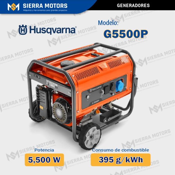 GENERADOR HUSQVARNA G5500P