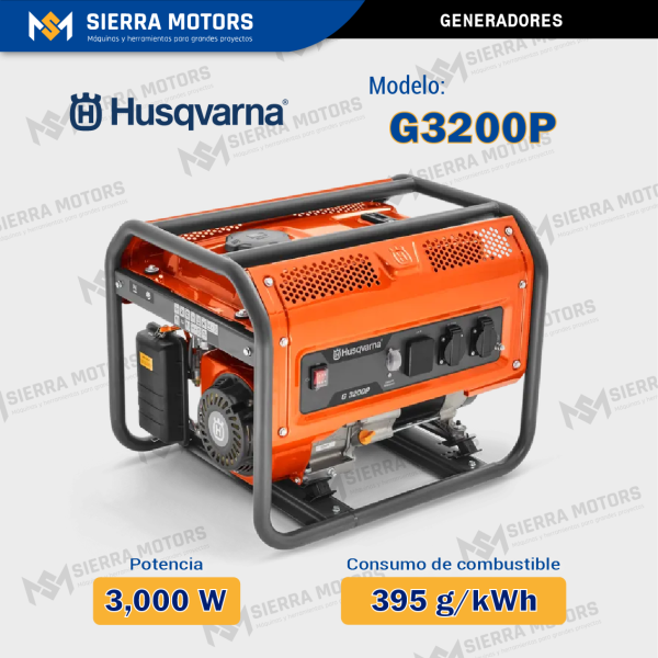GENERADOR HUSQVARNA G3200P