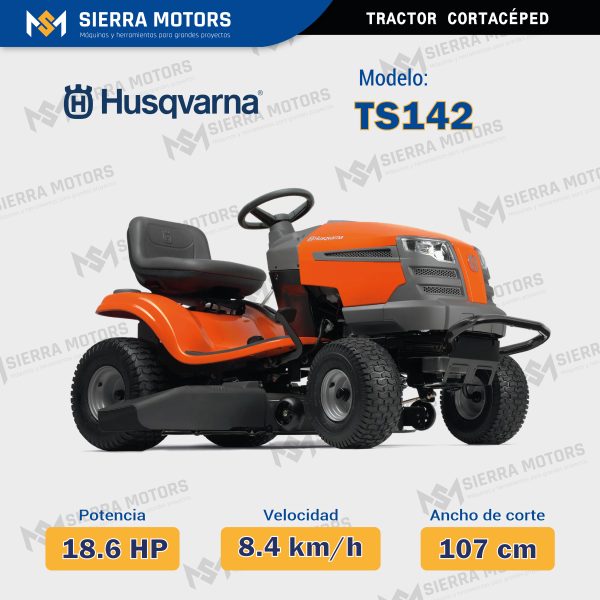 Tractor Cortacésped Husqvarna TS142