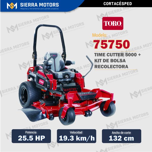 CORTACÉSPED GIRO CERO TIME CUTTER 5000  TORO 75750