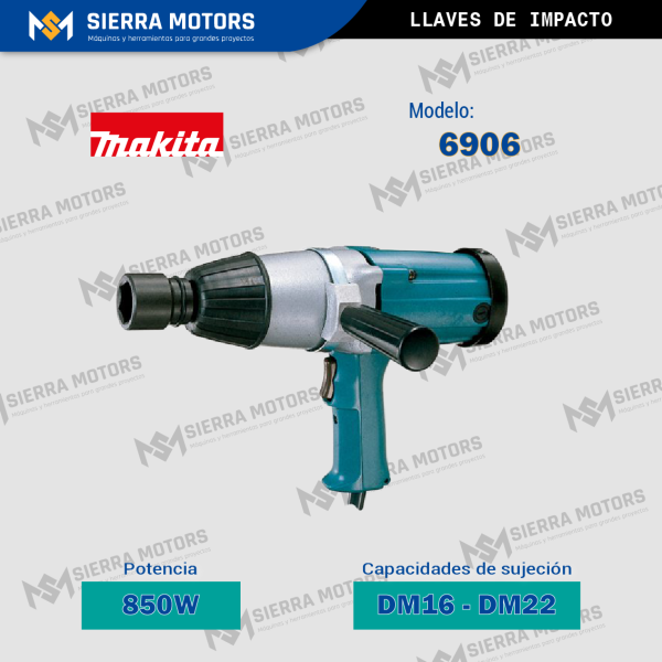 Llave de impacto MAKITA 6906 - 3/4" (19 mm)