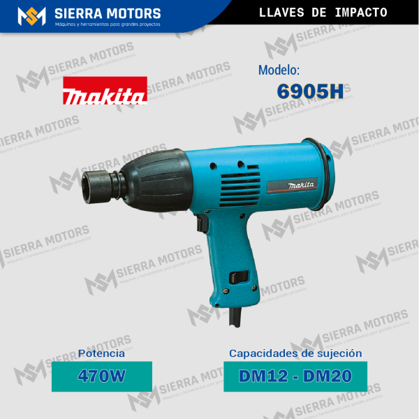 Llave de impacto MAKITA 6905H - 1/2" (12.7 mm)