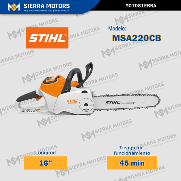 Motosierra a batería MSA220 CB STIHL