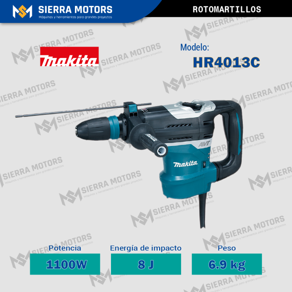 Rotomartillo SDS-MAX MAKITA HR4013C 40mm