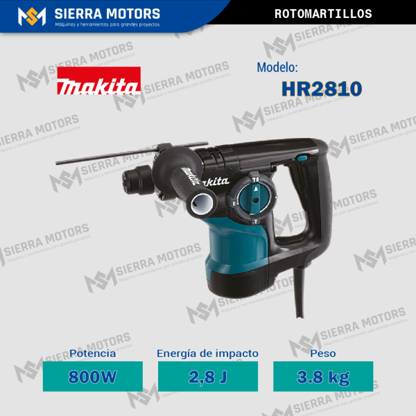 Rotomartillo SDS-PLUS MAKITA HR2810 28mm