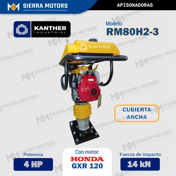 APISONADOR KANTHER RM80H2-3 CON MOTOR HONDA GXR120