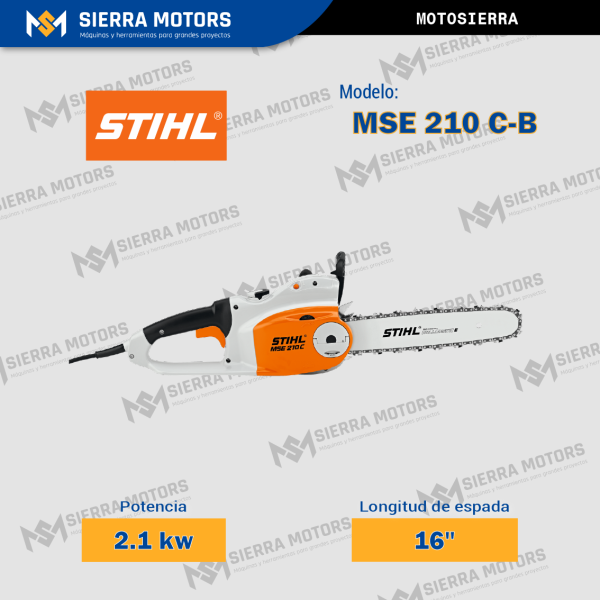 Motosierra eléctrica MSE 210 C-B STIHL