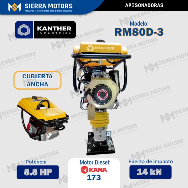 APISONADOR KANTHER RM80D-3 CON MOTOR DIESEL