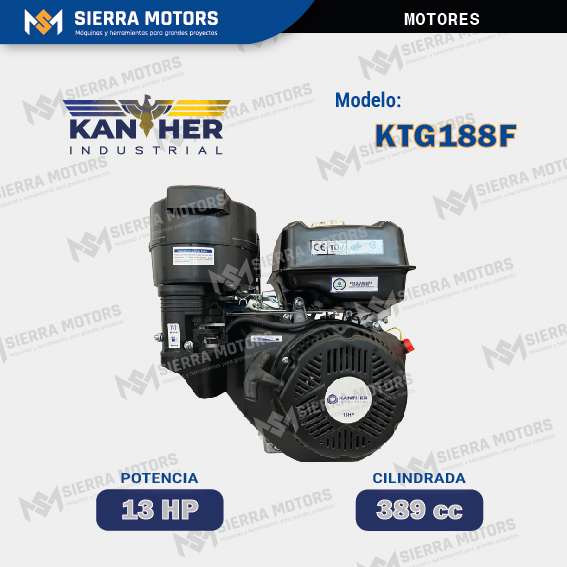 MOTOR GASOLINERO KANTHER - KTG-188F 13HP