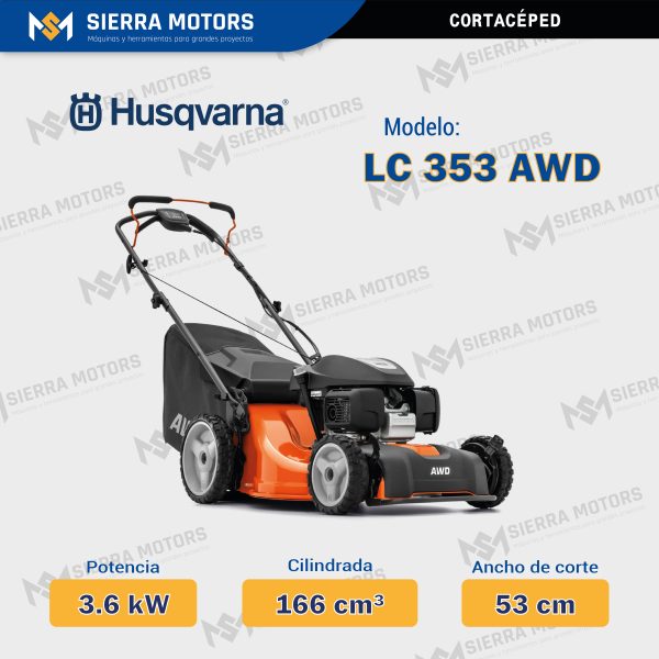 Cortacésped Husqvarna LC 353 AWD