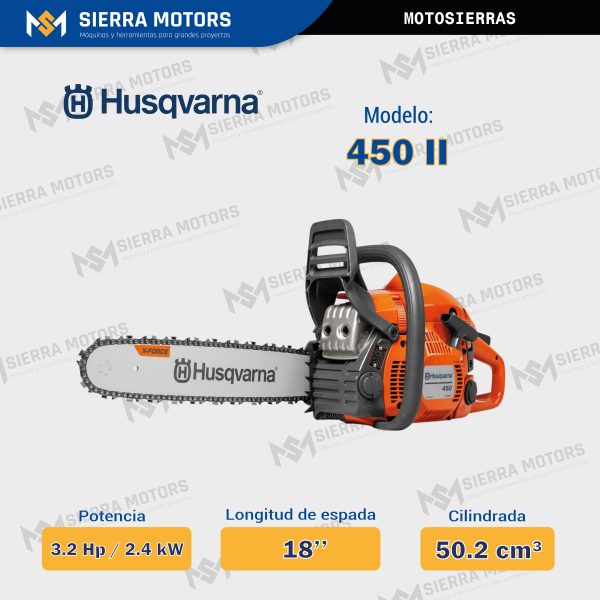 Motosierra Husqvarna 450 ii