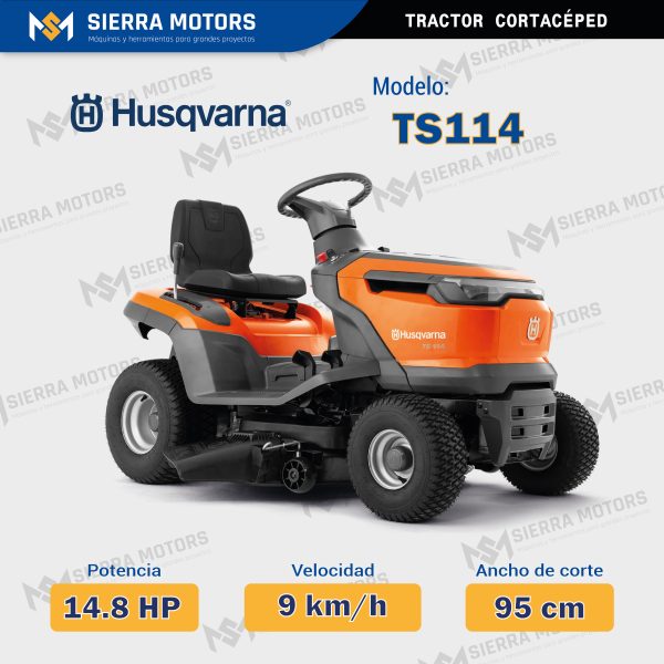 Tractor Cortacésped Husqvarna TS114