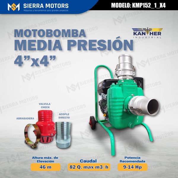 MOTOBOMBA MEDIA PRESIÓN - HIERRO KANTHER - KMP152_1_X4